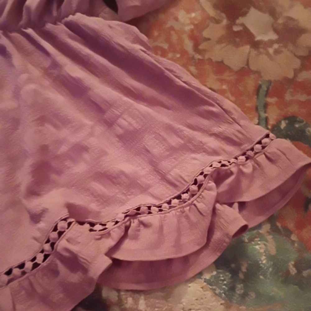 NWOT BloomChic Rose Tie-Front Blouse Women's 18/20 Boho Festival Cottagecore - Picture 4 of 4